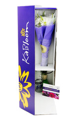 KaBloom Valentine's Day Collection with Vase and One Box of Lindt Chocolates