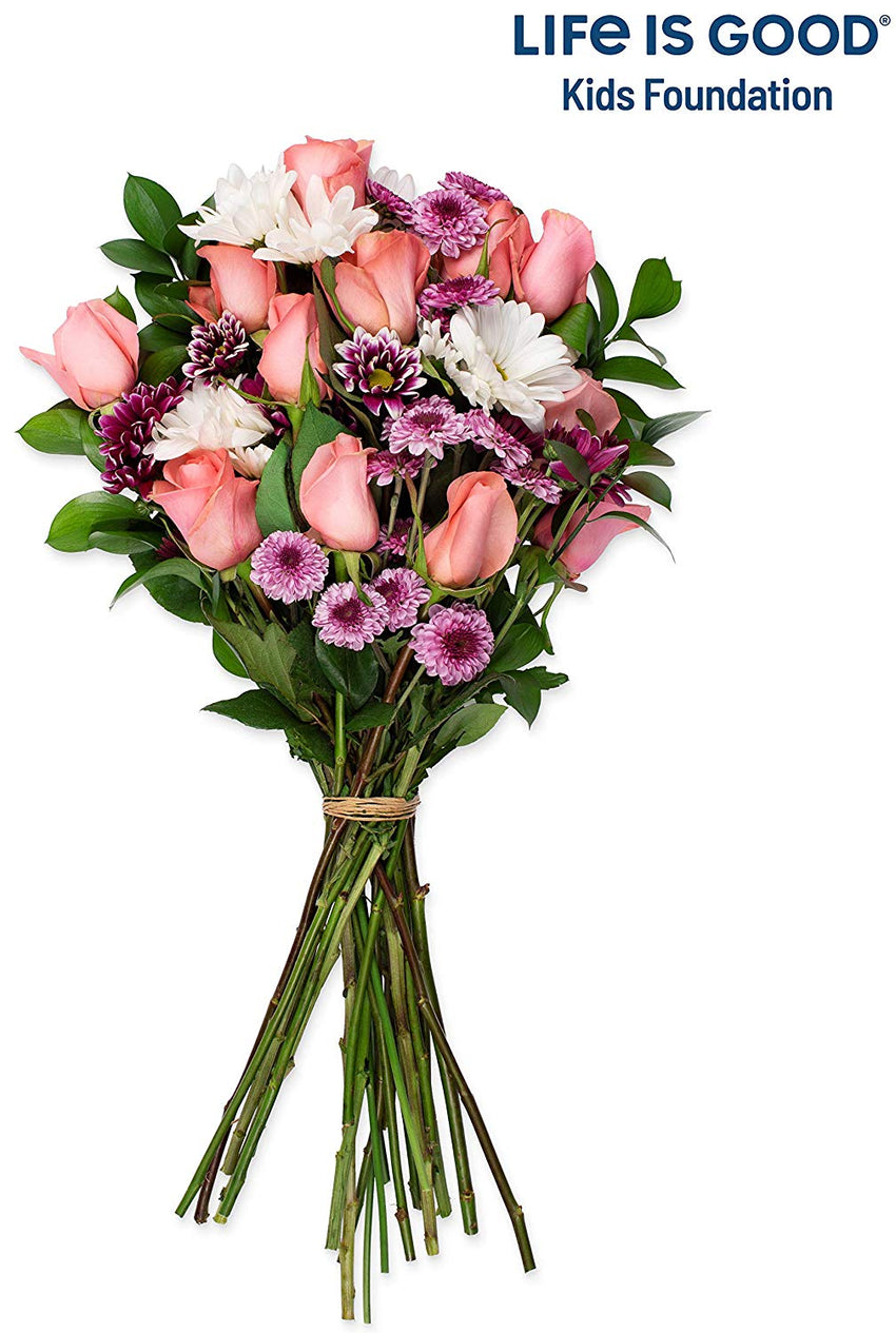 Benchmark Bouquets Life is Good Flowers Pink, No Vase (Fresh Cut Flowers)