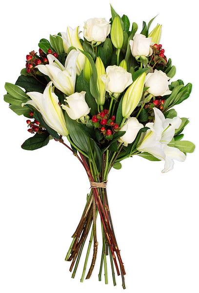 Benchmark Bouquets White Elegance, No Vase (Fresh Cut Flowers)