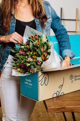 Benchmark Bouquets Assorted Peruvian Lilies, With Vase (Fresh Cut Flowers)